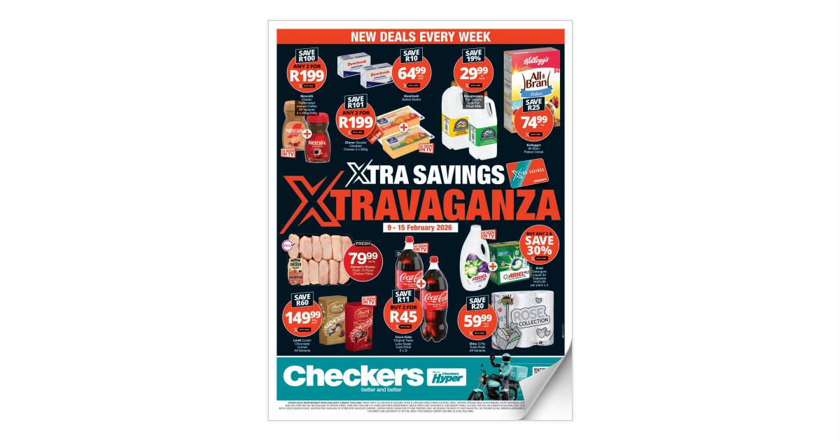 Checkers Xtra Savings Xtravaganza Promotion Week 1 Gauteng | 09